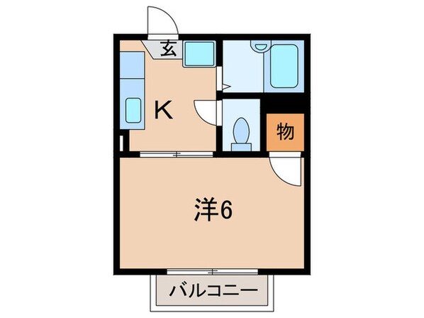 山路ハイツⅡの物件間取画像